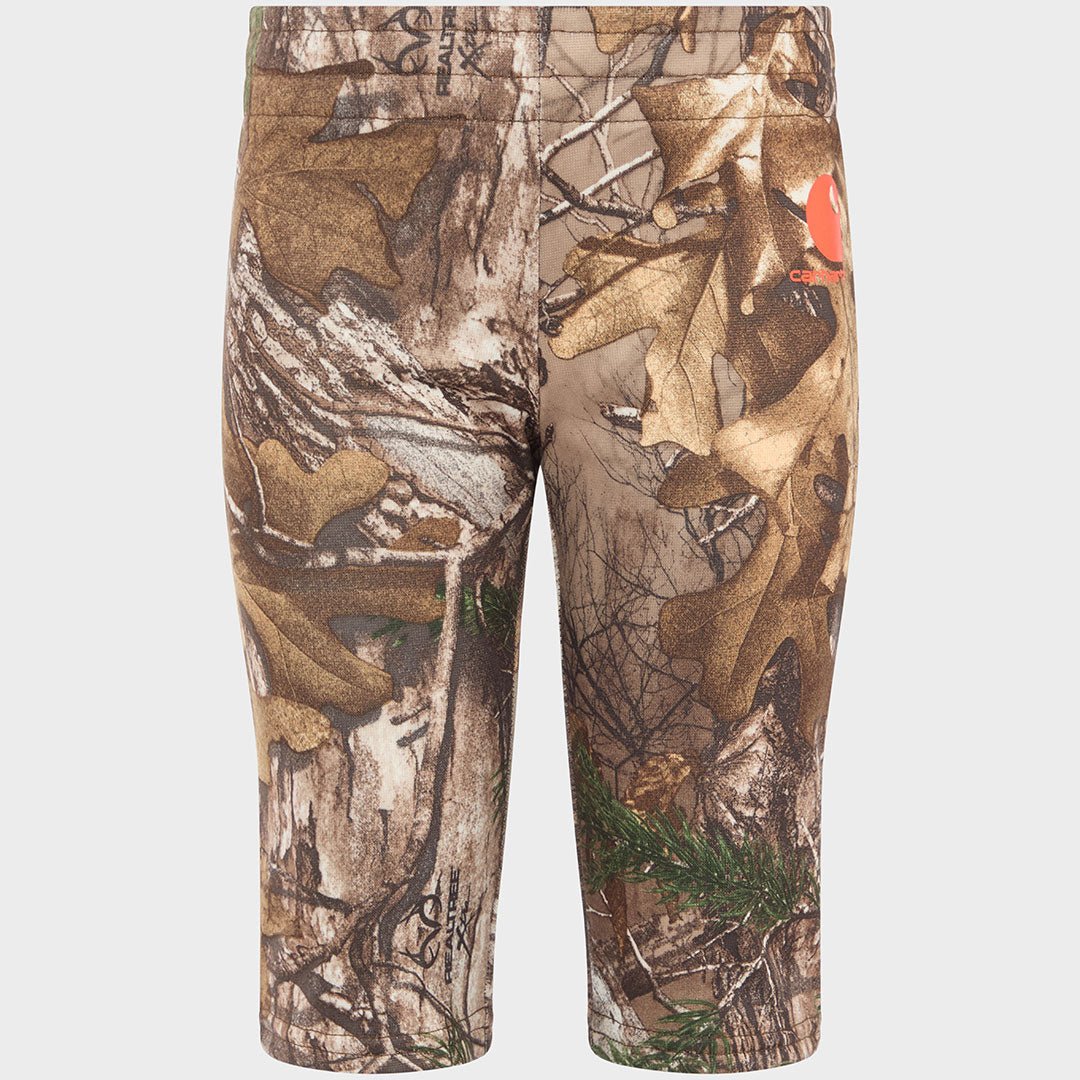 Boys Carhartt Camo & Orange Front Logo Joggers from You Know Who's