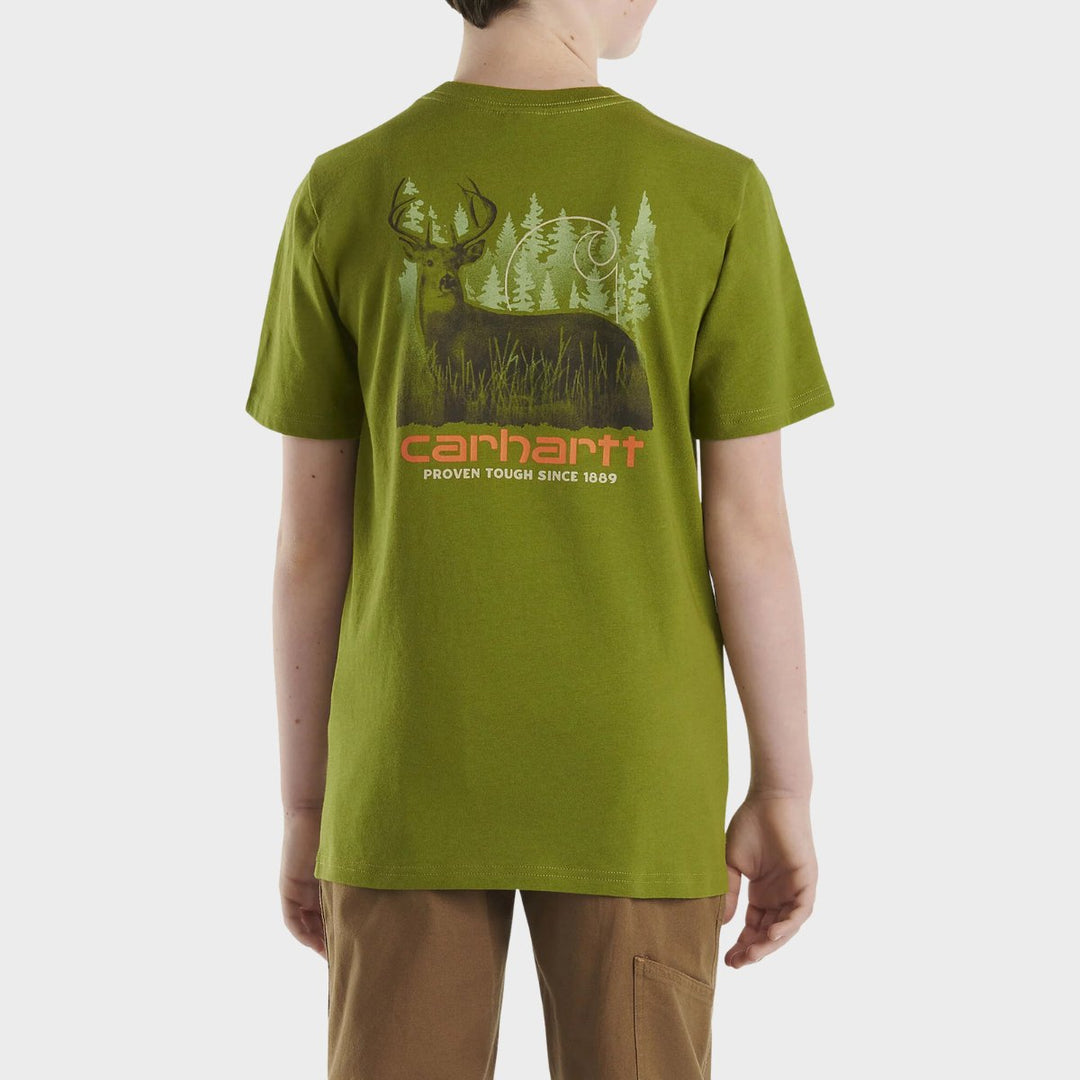 Boys Carhartt Green Deer T-Shirt from You Know Who's