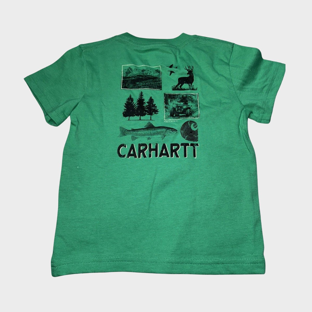 Boys Carhartt Green Outdoors T-Shirt from You Know Who's
