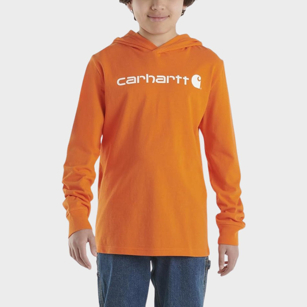 Boys Carhartt Orange Hooded Top from You Know Who's