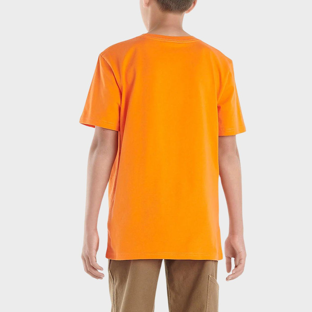 Boys Carhartt Orange T-Shirt With Pocket from You Know Who's