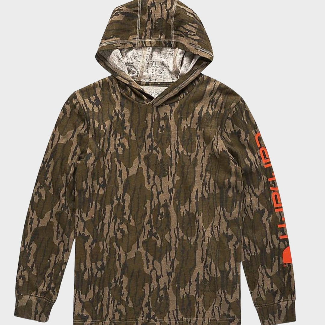 Boys Carhartt Striped Camo Hooded Top from You Know Who's