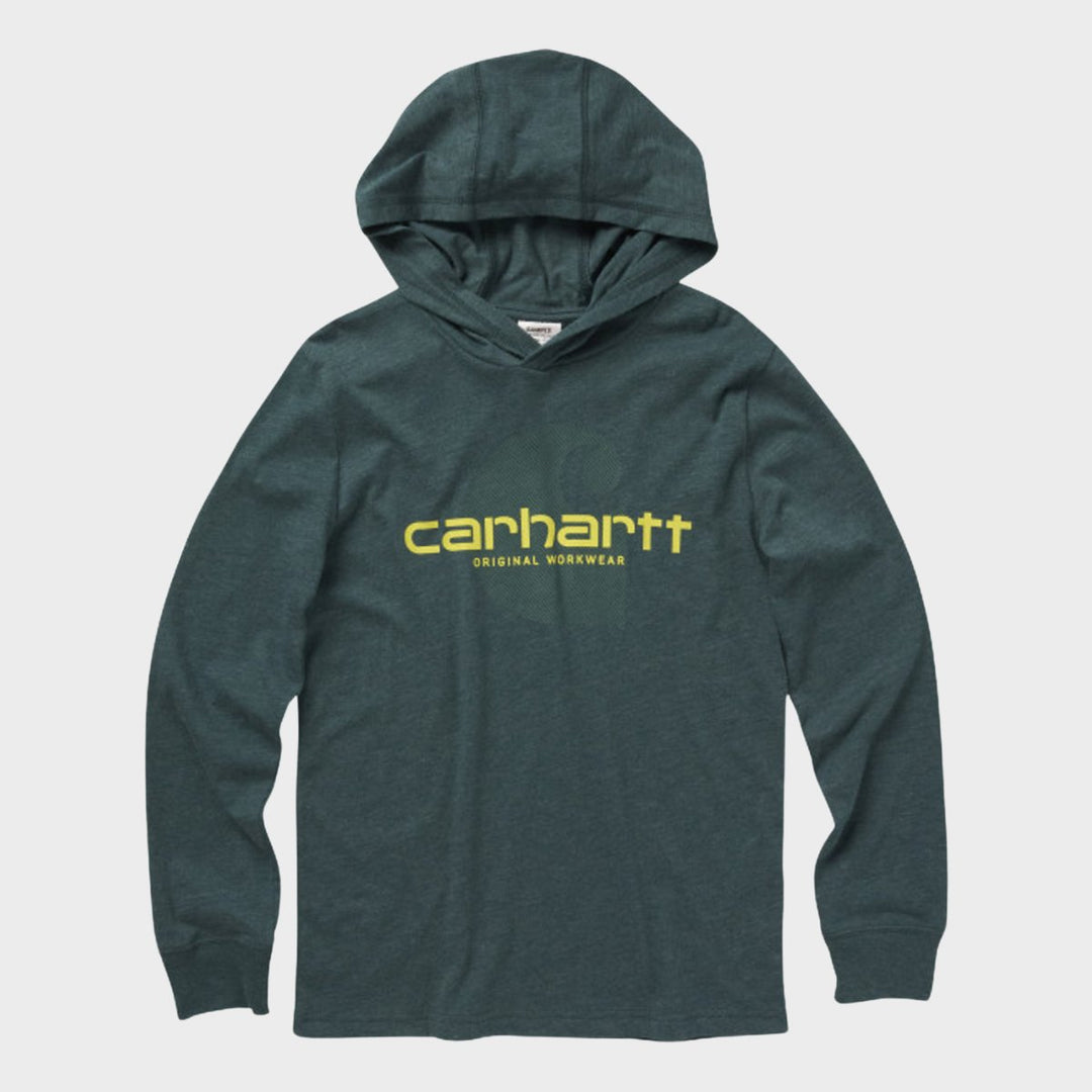 Boys Carhartt Teal Hooded Top from You Know Who's
