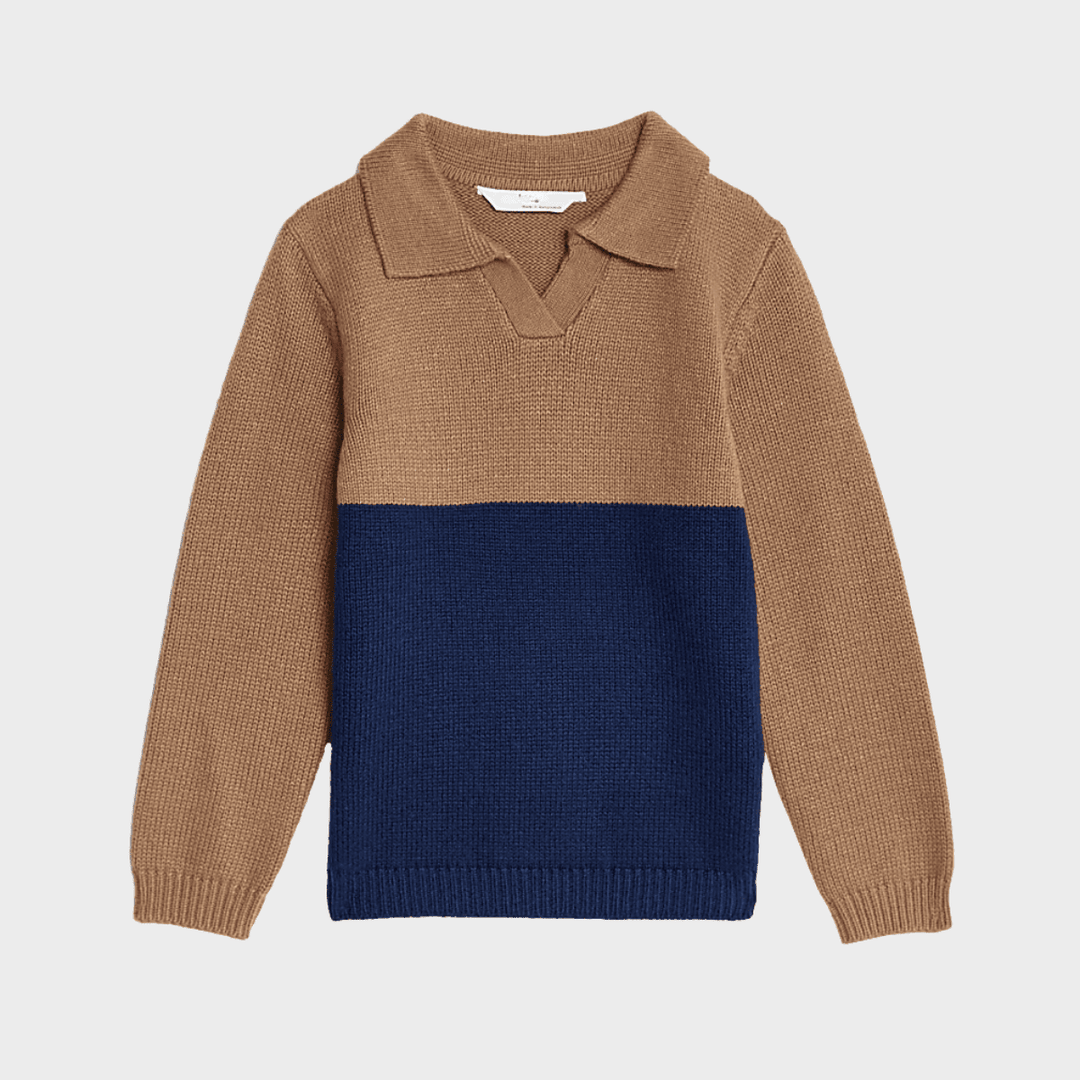 Boys Colour Block Jumper from You Know Who's