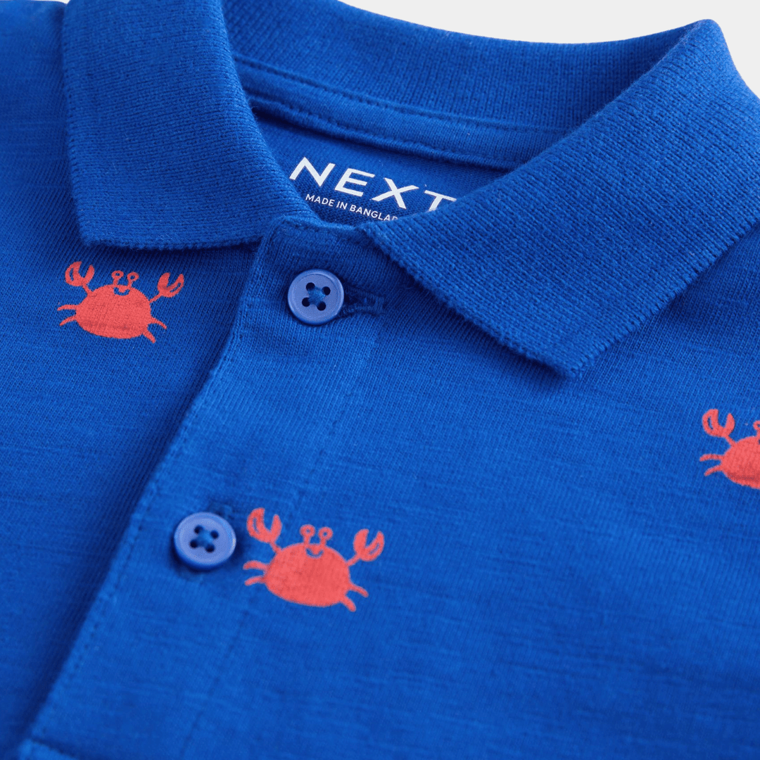 Boys Crab Button Polo from You Know Who's