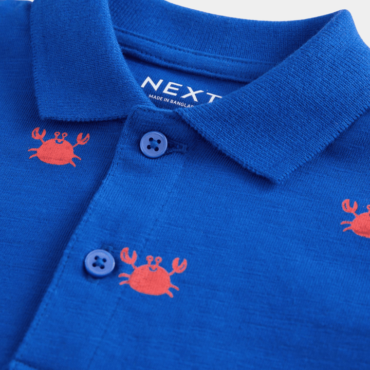 Boys Crab Button Polo from You Know Who's