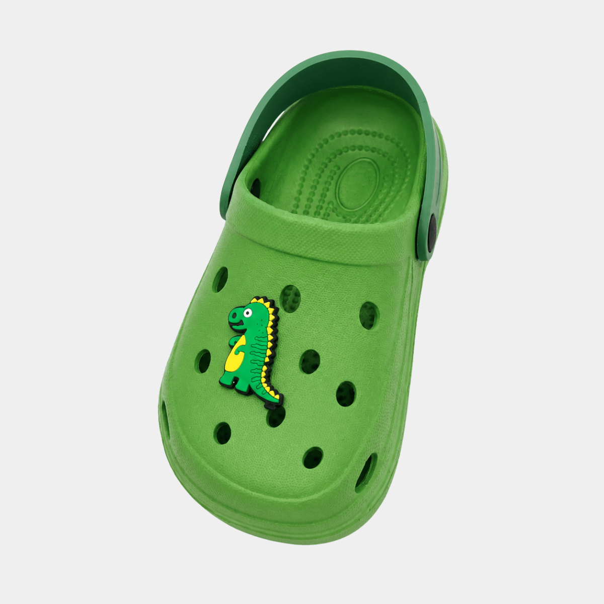 Boys Green Dino Clogs from You Know Who's