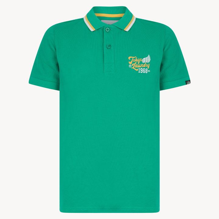 Boys Green Polo Shirt from You Know Who's