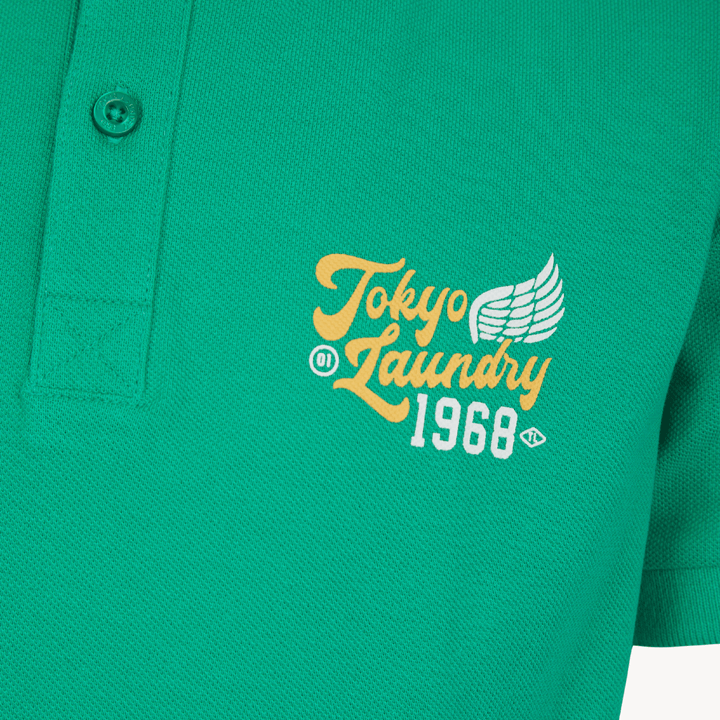 Boys Green Polo Shirt from You Know Who's