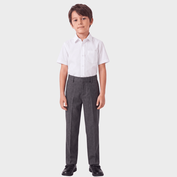 Boys Grey 2pk School Trouser from You Know Who's