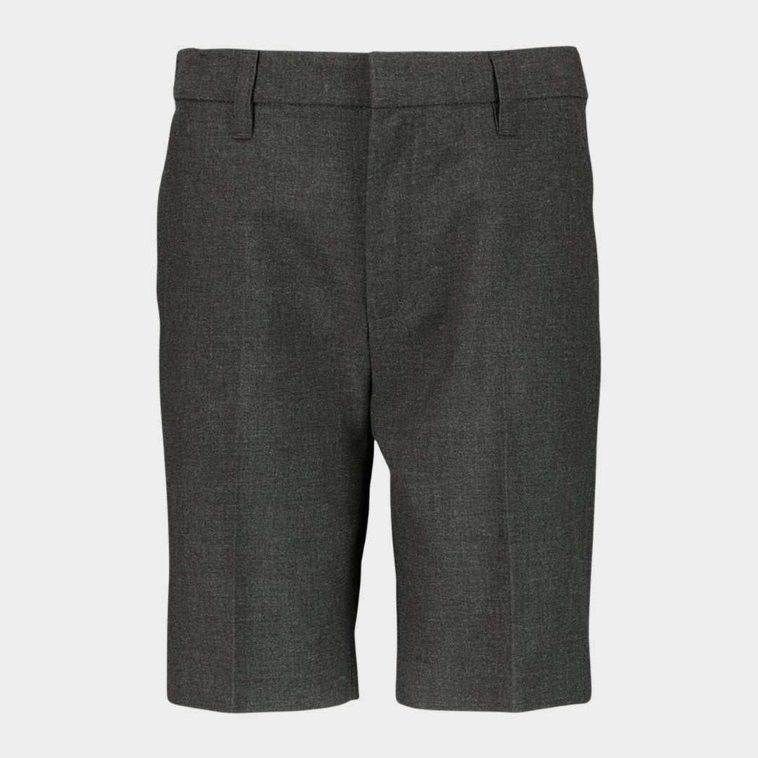 Boys Grey Classic School Shorts from You Know Who's