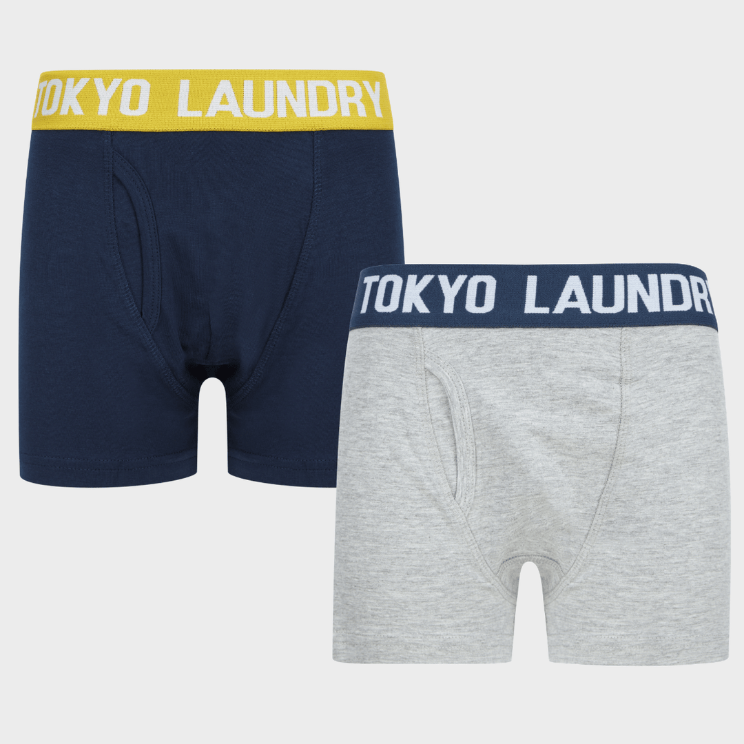 Boy's Grey Tokyo Laundry 2pck Boxers from You Know Who's