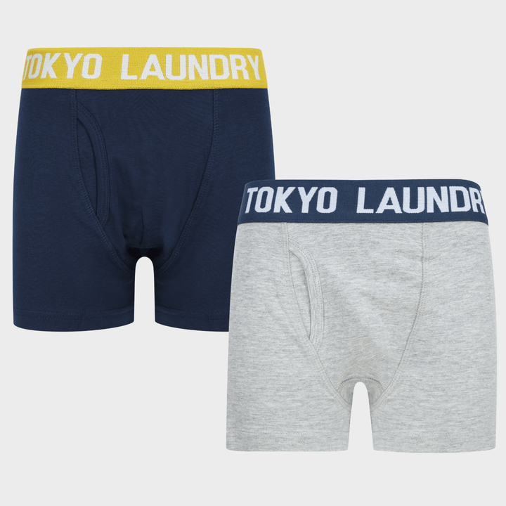 Boy's Grey Tokyo Laundry 2pck Boxers from You Know Who's