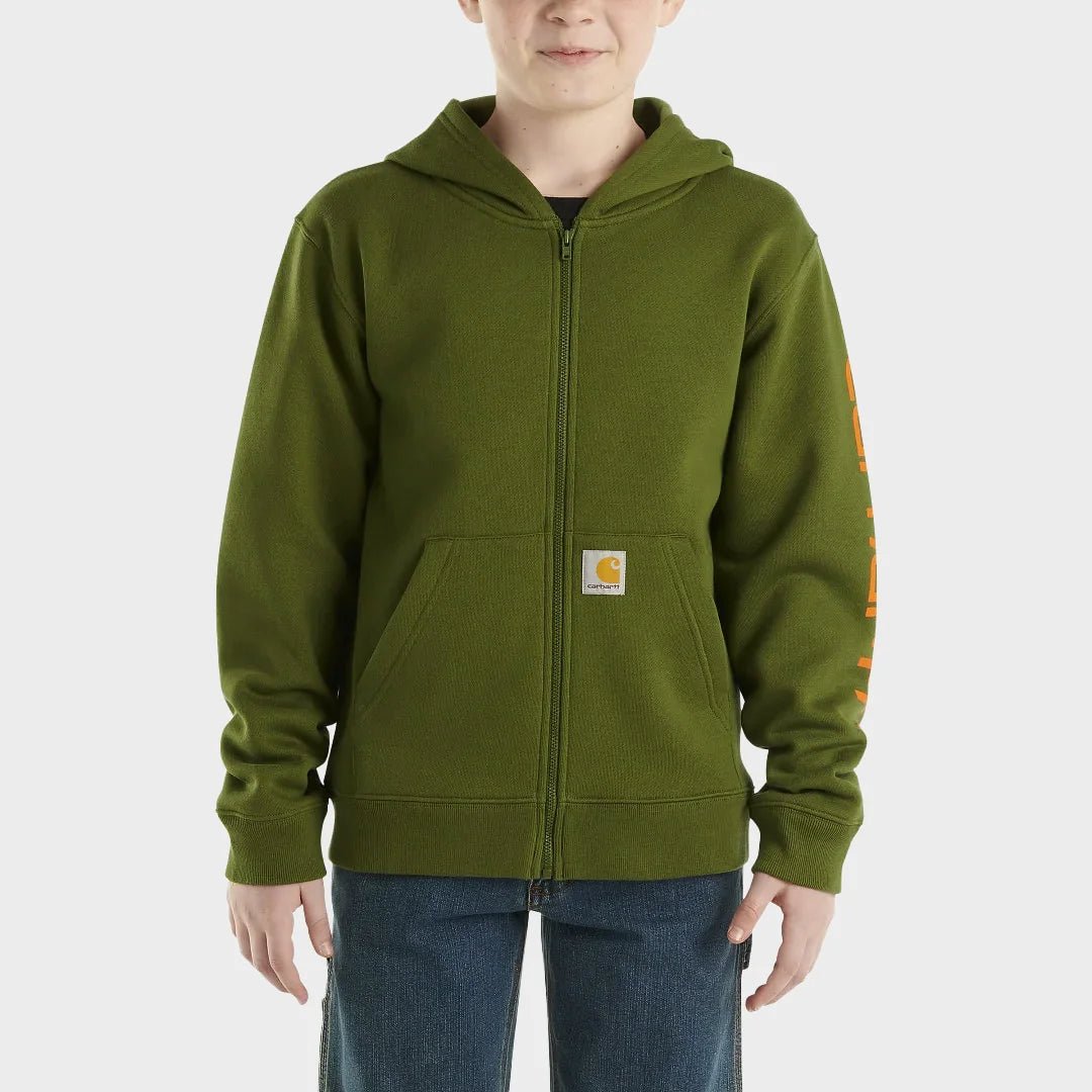 Boys Khaki/Orange Carhartt Zipper from You Know Who's