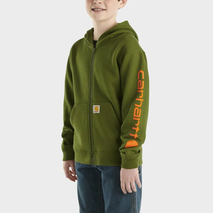 Boys Khaki/Orange Carhartt Zipper from You Know Who's