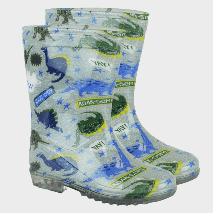 Boys PVC Dino Wellies from You Know Who's