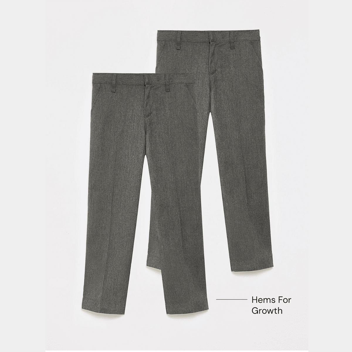 Boys Regular Leg 2pk School Trouser from You Know Who's