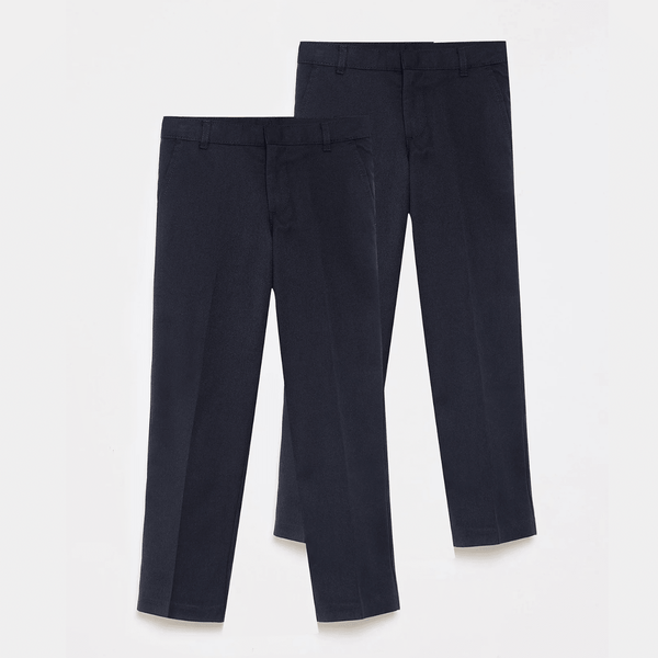 Boys Regular Leg 2pk School Trouser from You Know Who's