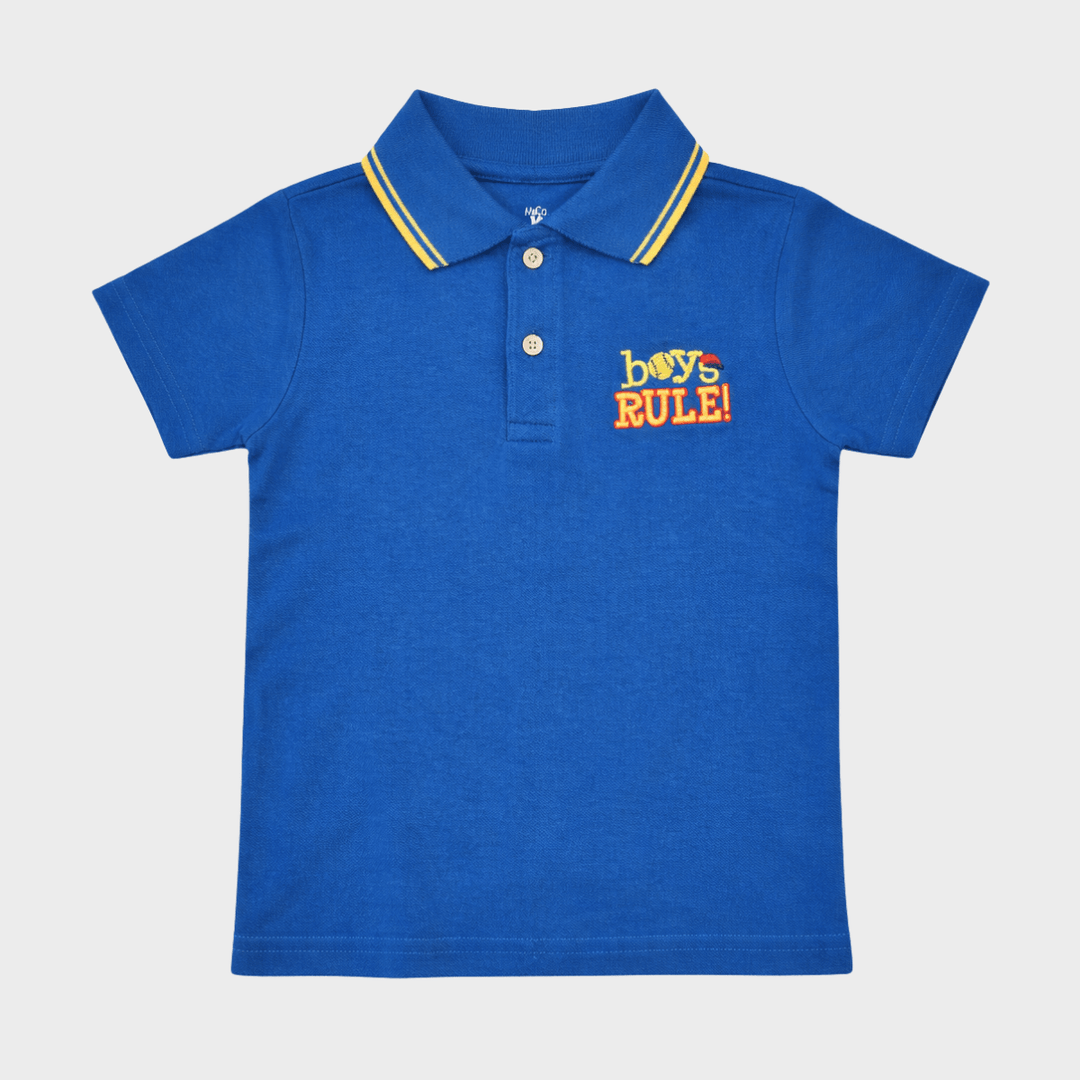 Boys Rule Polo Top from You Know Who's