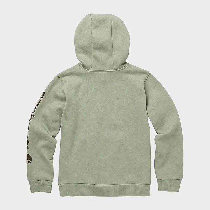 Boys Sage Green Carhartt Hoodie from You Know Who's