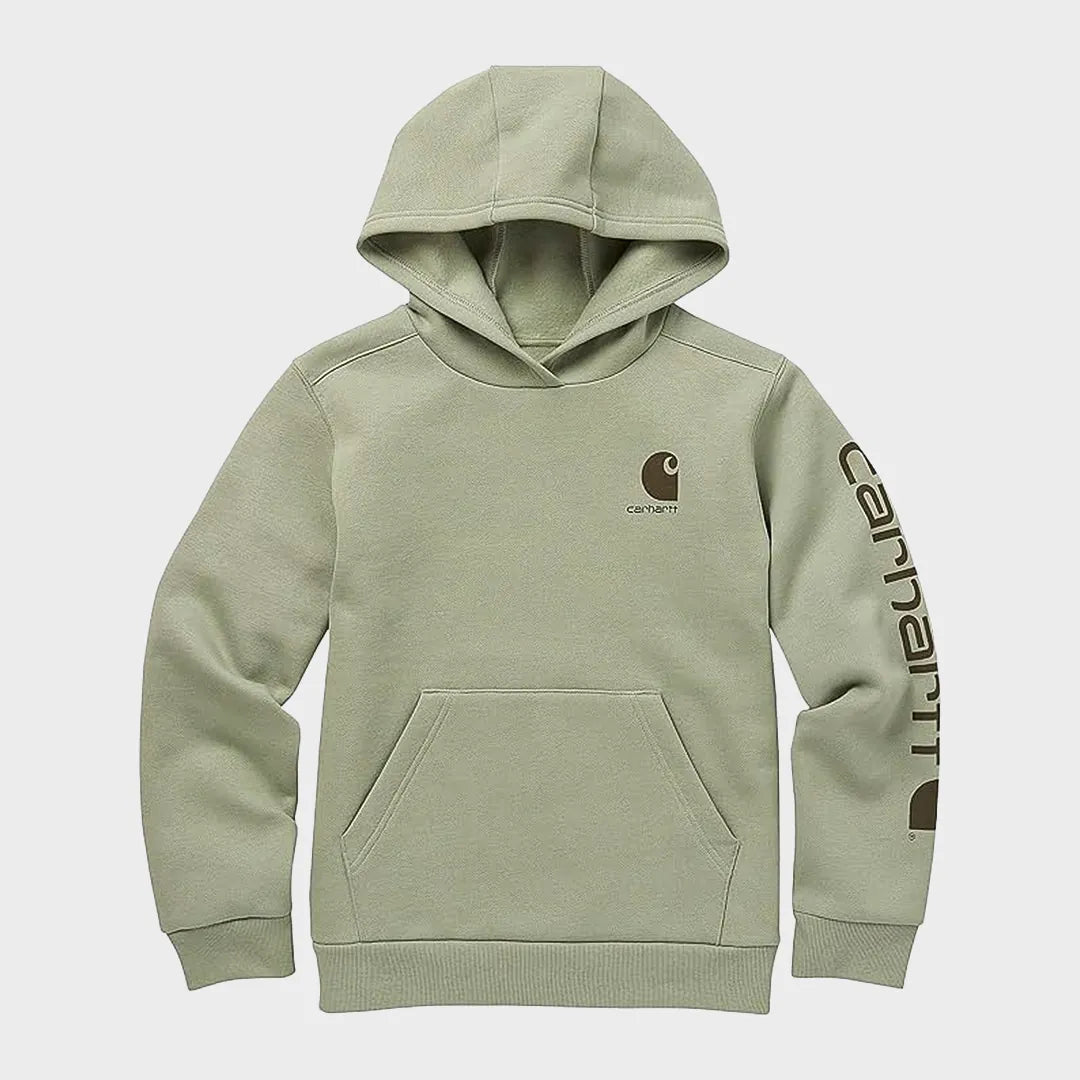 Boys Sage Green Carhartt Hoodie from You Know Who's