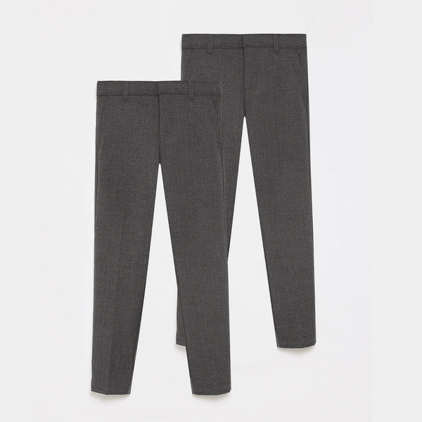 Boys Skinny Leg 2pk School Trouser from You Know Who's
