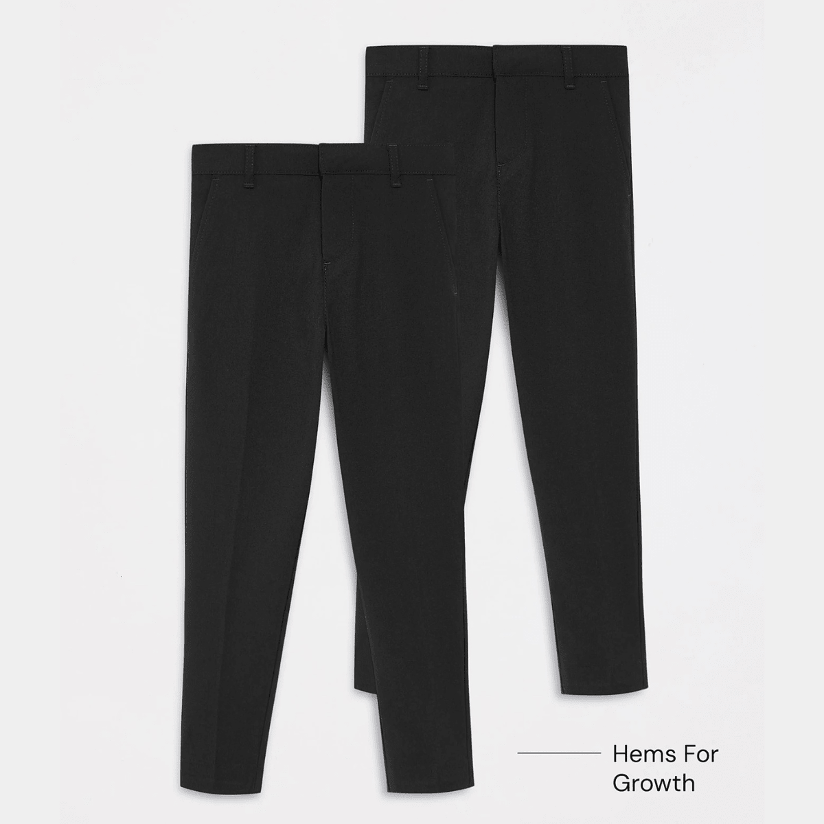 Boys Skinny Leg 2pk School Trouser from You Know Who's