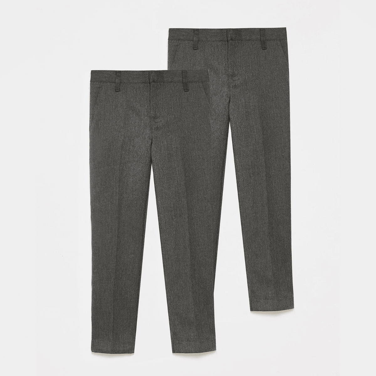 Boys Slim Leg 2pk School Trouser from You Know Who's