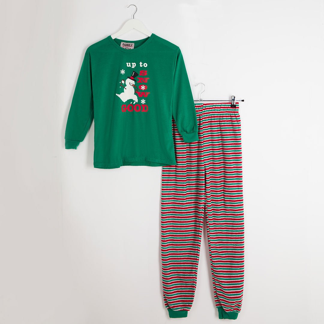 Boys Snowman Matching Christmas Pyjamas from You Know Who's