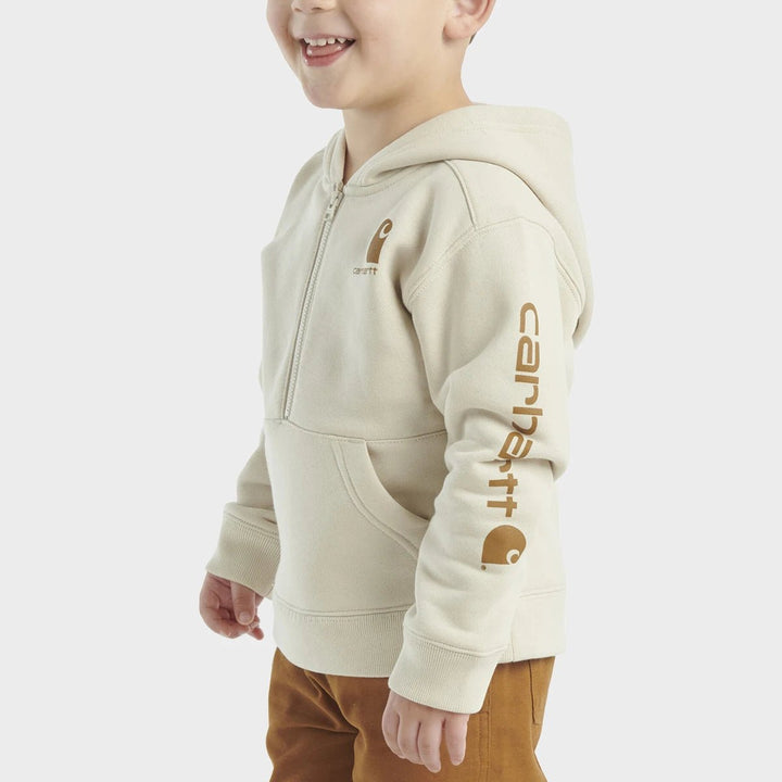 Boys Stone Carhartt 1/4 Zip Hoodie from You Know Who's