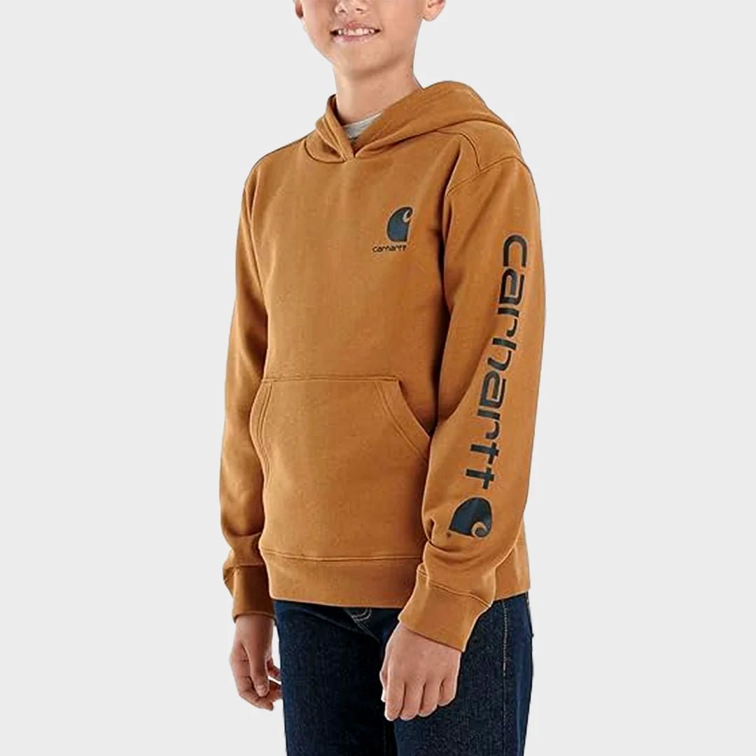 Boys Tan Carhartt Hoodie from You Know Who's