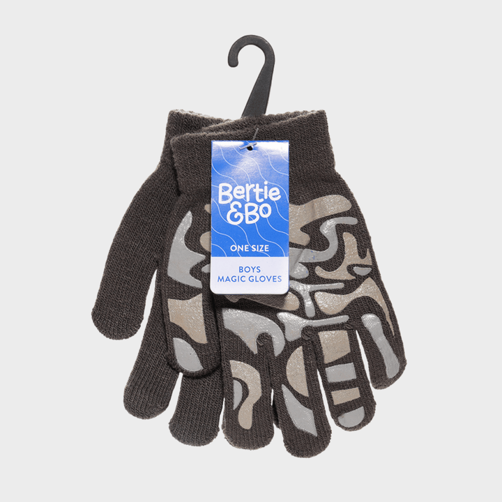 Boys Thermal Camouflage Gripper Gloves - 1 pair from You Know Who's