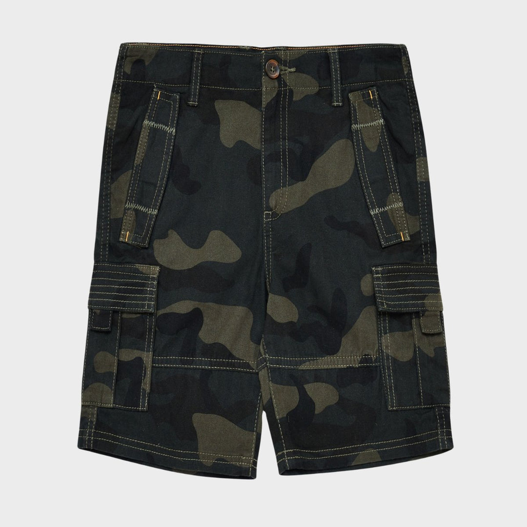 Boys Threadbare Khaki Camo Shorts from You Know Who's