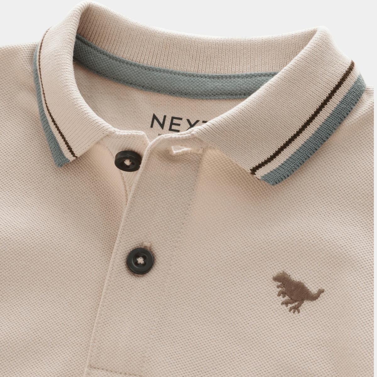 Boys Tipped Collar Dino Polo from You Know Who's