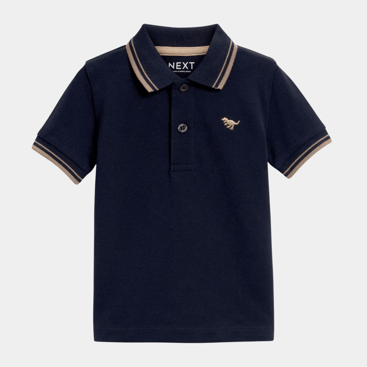 Boys Tipped Collar Dino Polo from You Know Who's