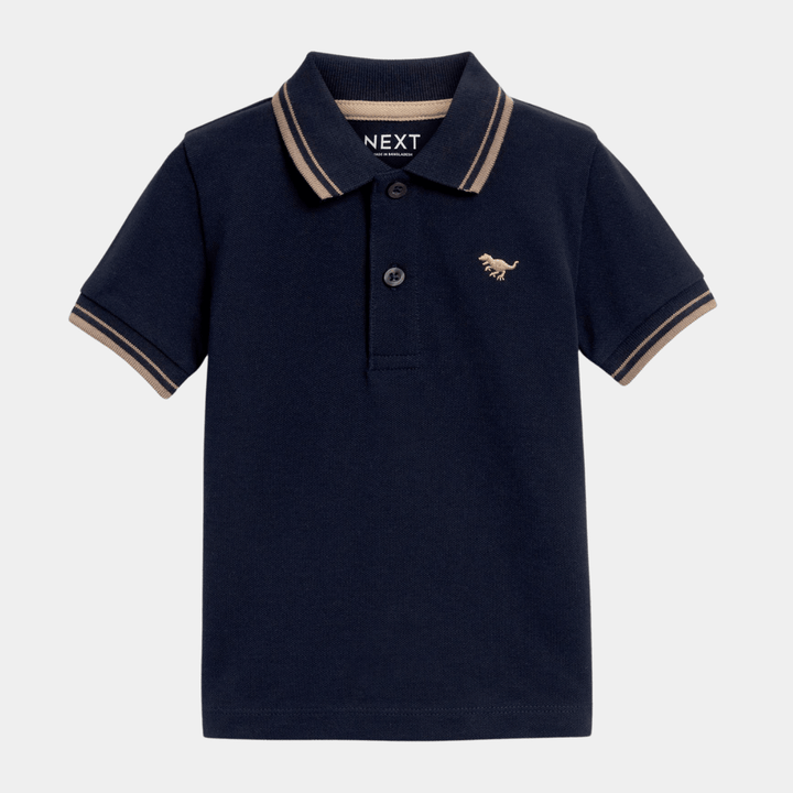 Boys Tipped Collar Dino Polo from You Know Who's