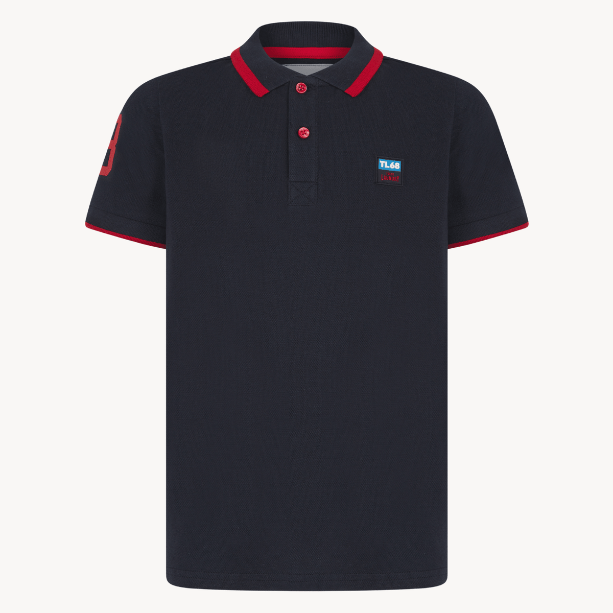 Tokyo Laundry Rubber Badge Polo Shirt
