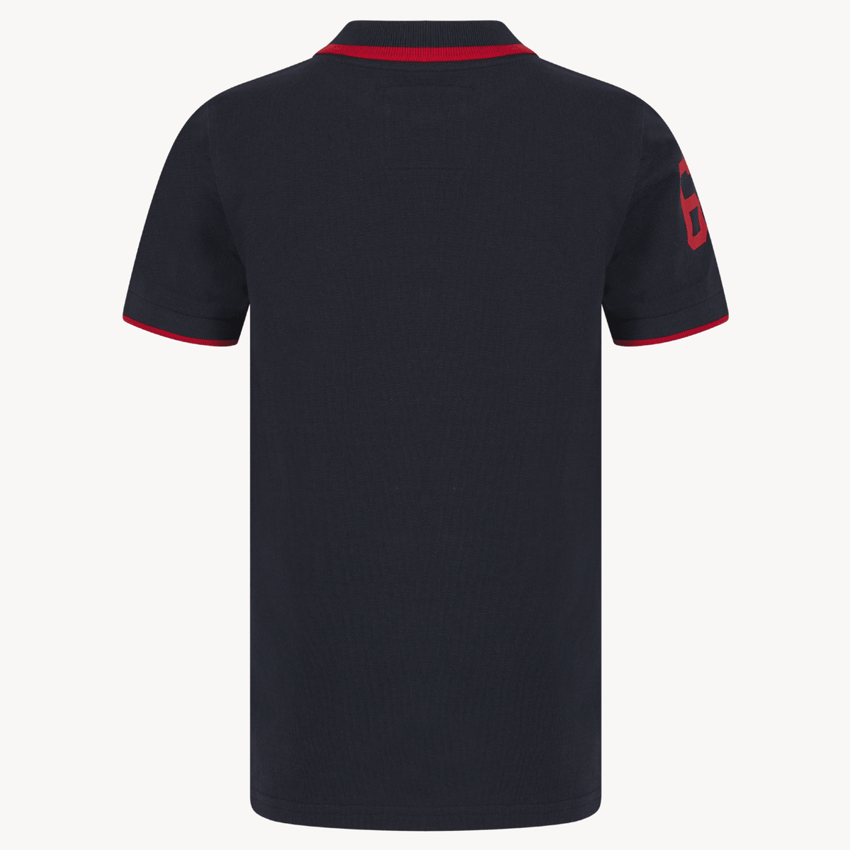 Boys Tokyo Laundry Navy Rubber Badge Polo Shirt from You Know Who's