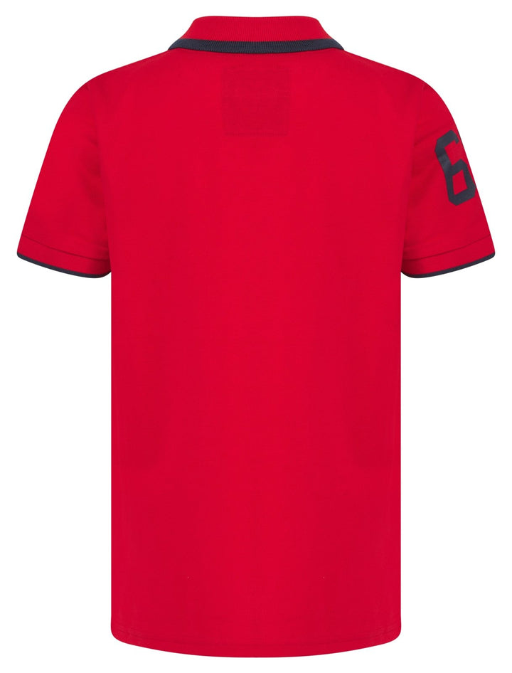 Boys Tokyo Laundry Red Rubber Badge Polo Shirt from You Know Who's