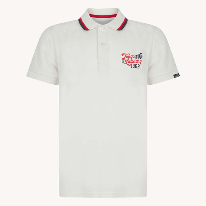 Boys White Polo Shirt from You Know Who's