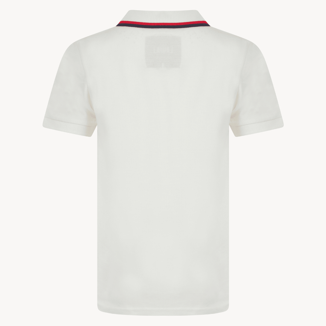 Boys White Polo Shirt from You Know Who's