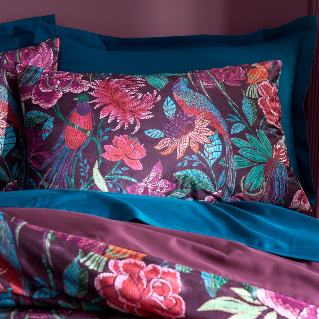 Bridgerton Floral Plum Double Bedding Set from You Know Who's