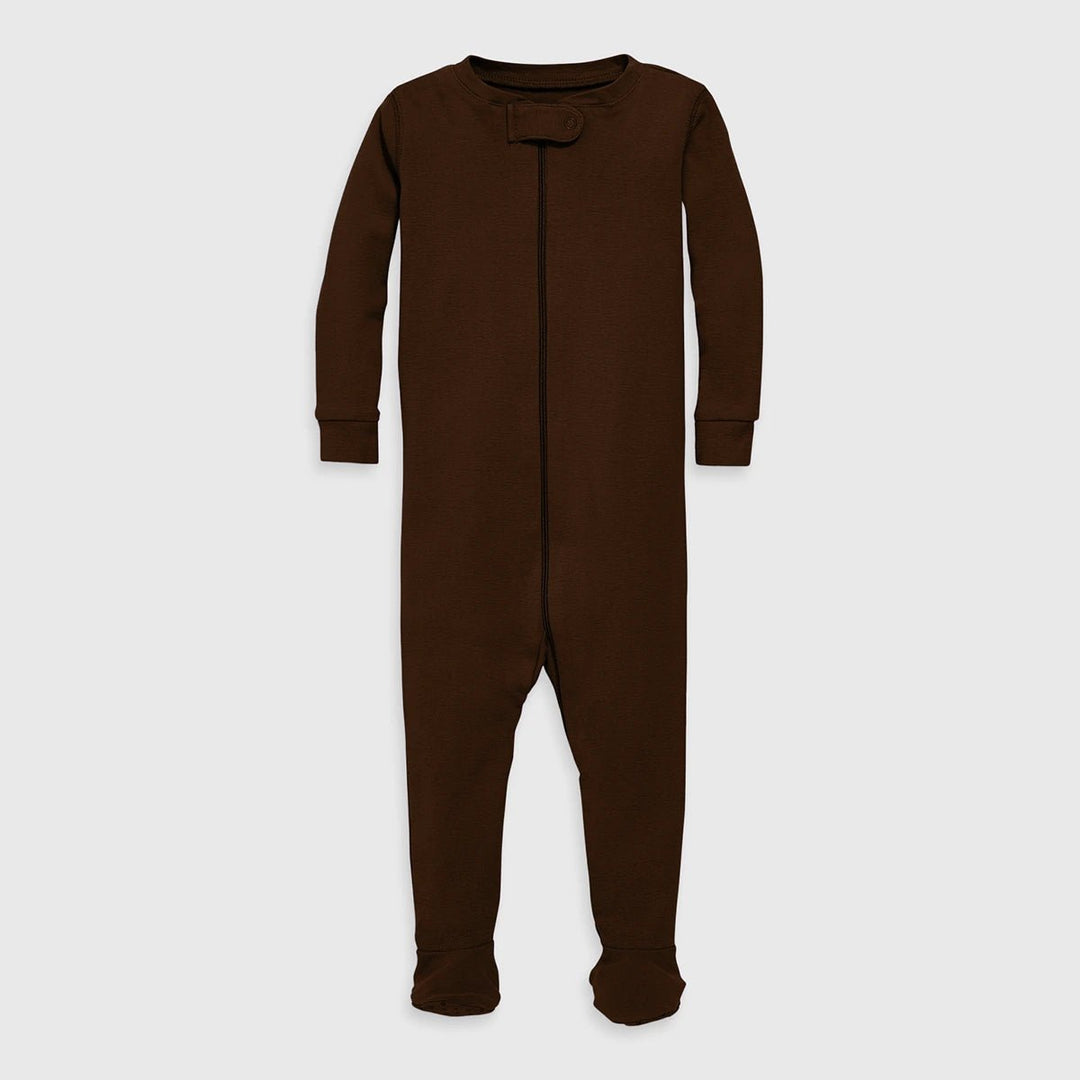 Brown Organic Unisex Sleepsuit from You Know Who's