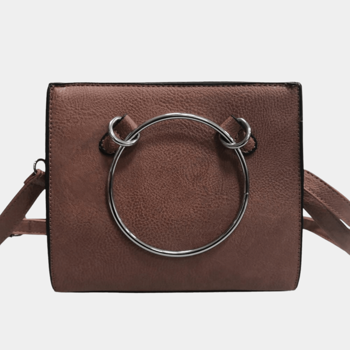 Brown Ring Handle Bag from You Know Who's