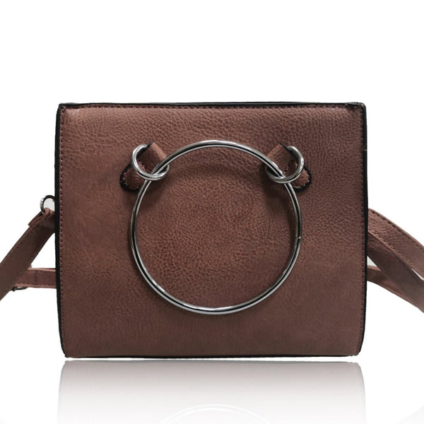 Brown Ring Handle Bag from You Know Who's
