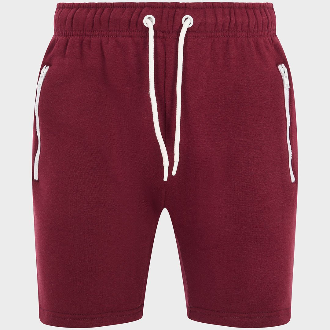 Burgundy 2 Pocket Zip Shorts from You Know Who's