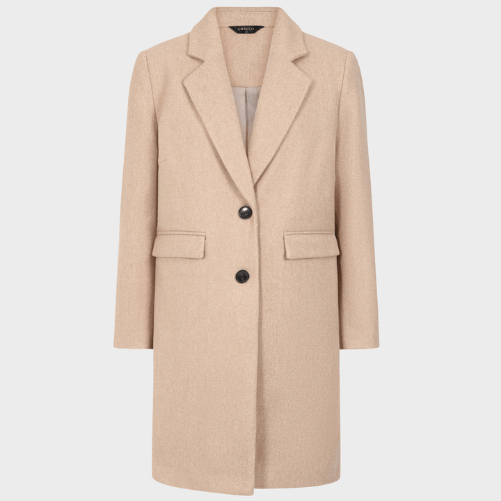 Camel Single Breasted Formal Coat from You Know Who's