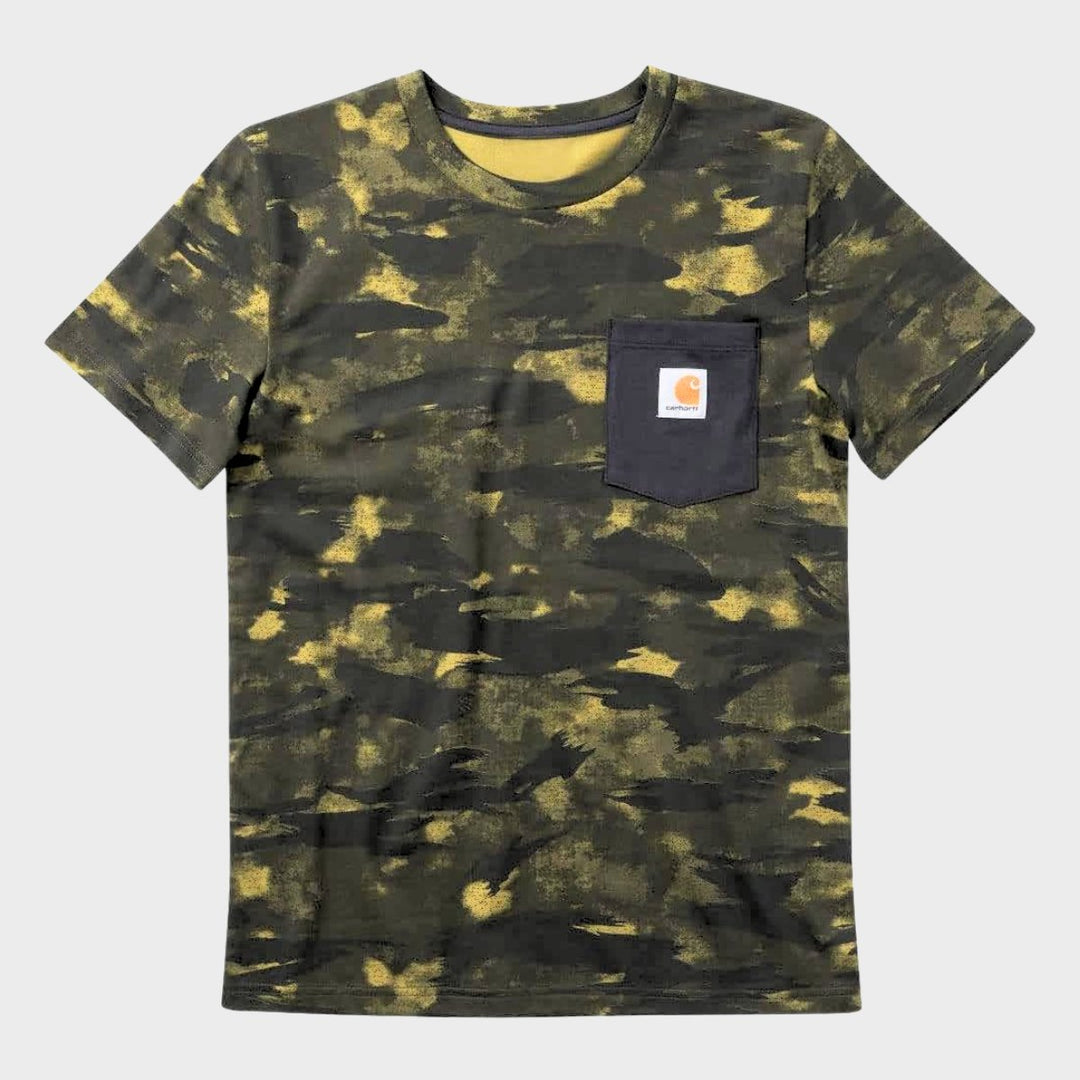 Camo Carhartt Logo Pocket T-Shirt from You Know Who's