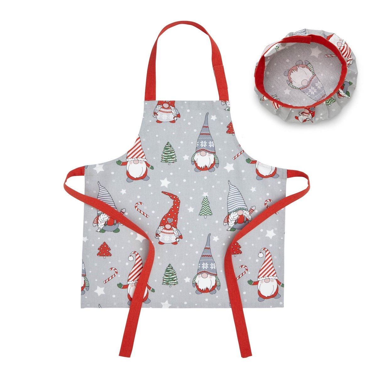 Catherine Lansfield Childrens Christmas Gnomes Apron And Hat Set from You Know Who's