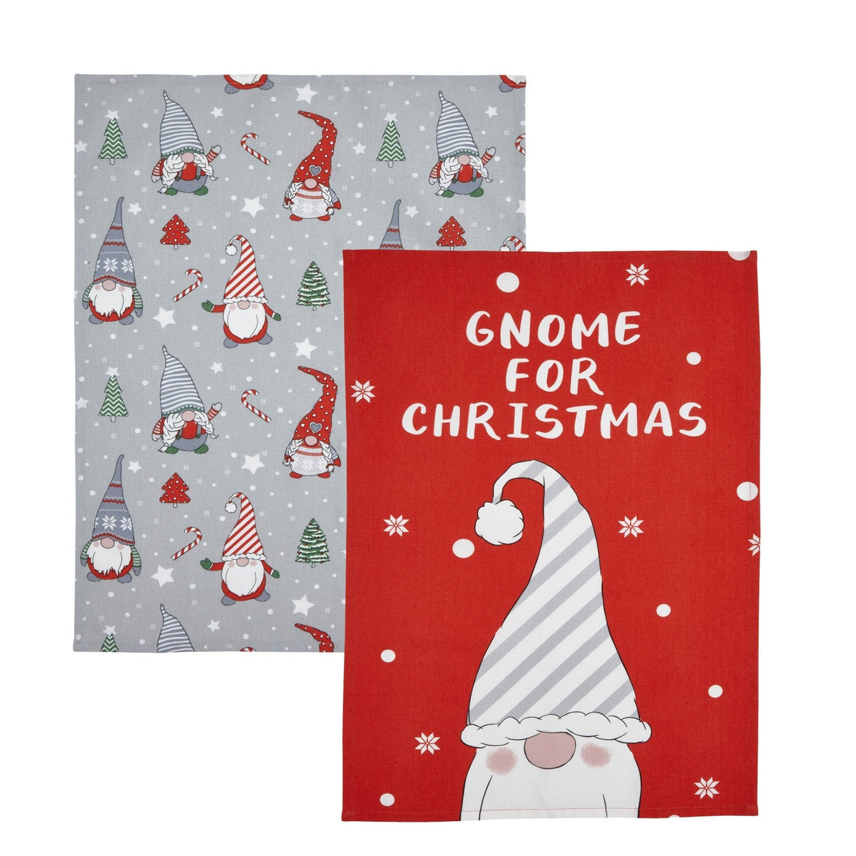 Catherine Lansfield Christmas Gnome 2pk Tea Towels from You Know Who's